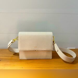 JW PEI Mini Flap Croc Vegan Handbag